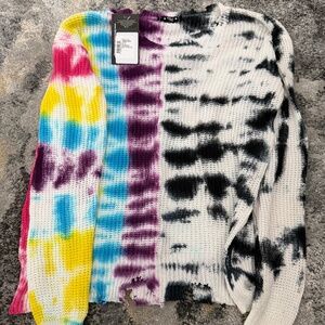 Flowers by Zoe tie dye brand new with tags top